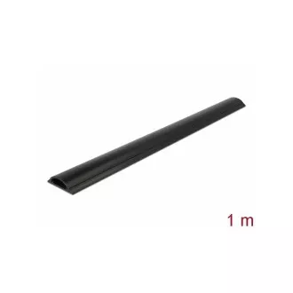 Delock Kabelkanal 50 x 12 mm - Länge 1 m schwarz