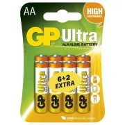 GP AA Ultra Alkaline (LR6) - 8 Stück