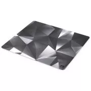 Endorfy Crystal Black L Mauspad, Gaming, 450×400×3mm, wasserdicht, schwarz