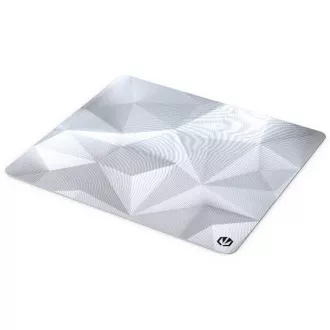 Endorfy Crystal Onyx White L Mauspad, Gaming, 450×400×3mm, wasserdicht, weiß