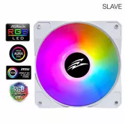 EVOLVEO 12FSW Lüfter 120mm, ARGB, weißer Rahmen, Slave