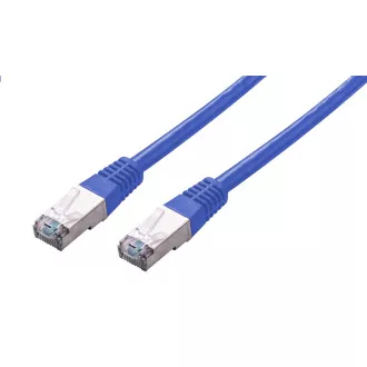 C-TECH Patchcord Cat5e, FTP, blau, 1m
