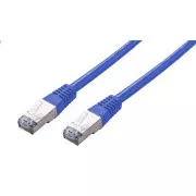 C-TECH Cat5e Patchkabel, FTP, blau, 2m