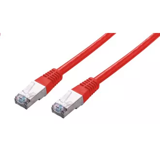 C-TECH Cat5e Patchkabel, FTP, rot, 0,5m