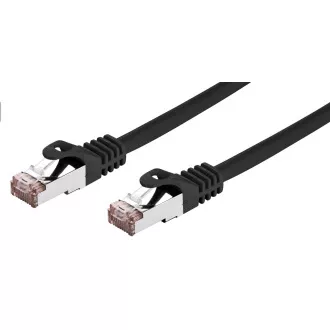 C-TECH Patchcord Cat6, FTP, schwarz, 2m