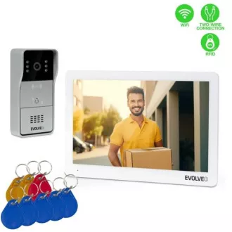EVOLVEO DoorPhone 10-2W - 2-Draht-Video-Telefon mit 32GB Speicher-App