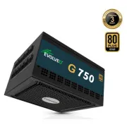 EVOLVEO G750 Netzteil 750W, 80  GOLD, ATX 3.1, PCIe 5.1, aPFC, 140mm Lüfter, modular, 3 Jahre Garantie, schwarz
