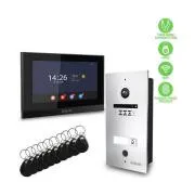 EVOLVEO DoorPhone ID-1, 2-Draht-Videotelefon mit RFID, Fingerabdruckerkennung und Unterstützung für ONVIF-Kameras