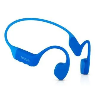 EVOLVEO BoneMax, kabellose Kopfhörer mit Knochenleitung, MP3 32 GB, IPX8, blau