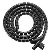 EVOLVEO CableHold, Kabelorganisator, 2,5 m x 2 cm, selbstspannend, schwarz