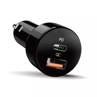 Genius PD-36AC-Car, Stromadapter, Auto, 36W, 1× USB-C, 1× USB, PD 3.0, QC 3.0, Schwarz Genius PD-36AC-Car, Stromadapter, Auto, 36W, 1× USB-C, 1× USB, PD 3.0, QC 3.0, Schwarz