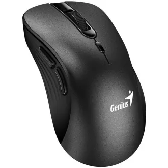 Genius Ergo 8100S Maus, kabellos, ergonomisch, optisch, 1600DPI, 6 Tasten, USB, schwarz