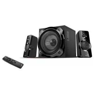 Genius SW-2.1 1850BT, Lautsprecher, 2.1, 50W, Bluetooth, RCA, Fernbedienung, schwarz Genius SW-2.1 1850BT, Lautsprecher, 2.1, 50W, Bluetooth, RCA, Fernbedienung, schwarz