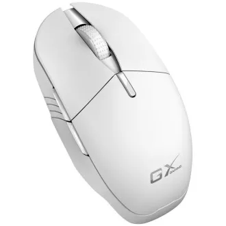 Genius GX GAMING Scorpion M8250 AI, Maus, kabellos, optisch, 3200DPI, 6 Tasten, BT, 2.4GHz, USB-C, 7 Sub-Farben, Copilot, weiß
