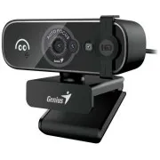 Genius FaceCam OPEN Webcam, Full HD 1080p, Windows Hello, Autofokus, 5-Megapixel-Sensor, Sichtschutz, USB/USB-C, schwarz