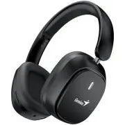 Genius HS-820BT Headset, Over-Ear, kabellos, zusammenklappbar, Mikrofon, 40-mm-Treiber, BT 5.4, 22 Stunden Akkulaufzeit, USB-C, 3,5-mm-Klinkenstecker, schwarz.