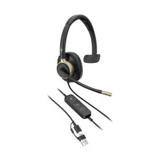 HP Poly Mission 815 Headset, Mono, USB-C USB-C/A HP Poly Mission 815 Headset, Mono, USB-C USB-C/A