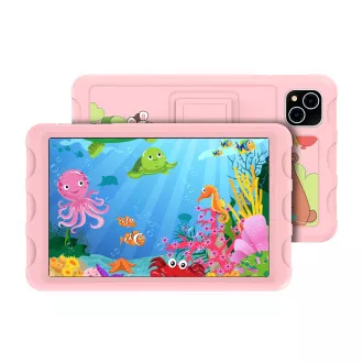 iGET SMART W8 Kids Pink - 8" IPS/1280x800/Octa Core/4GB 64GB/WiFi/BT/4000mAh/Android 14/Gehäuse/rosa