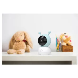 iGET HOME Camera CS2 Baby - drahtloses 2K Kamera-Babyphone, 2 Abdeckungen im Paket, Schreierkennung