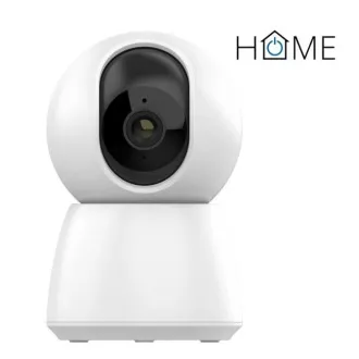 iGET HOME Camera CS4 Weiß - kabellose 2K-Kamera für Innenräume, automatische Verfolgung, LAN-Anschluss, Ton