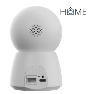 iGET HOME Camera CS4 Weiß - kabellose 2K-Kamera für Innenräume, automatische Verfolgung, LAN-Anschluss, Ton