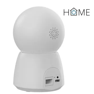 iGET HOME Camera CS4 Weiß - kabellose 2K-Kamera für Innenräume, automatische Verfolgung, LAN-Anschluss, Ton