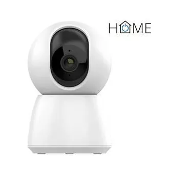 iGET HOME Camera CS4 Weiß - kabellose 2K-Kamera für Innenräume, automatische Verfolgung, LAN-Anschluss, Ton