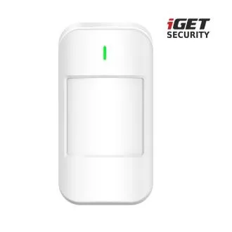 iGET SECURITY MP1 – Drahtloser PIR-Bewegungsmelder für die Alarmanlage iGET SECURITY M6, einstellbare Empfindlichkeit, erkennt keine Tiere