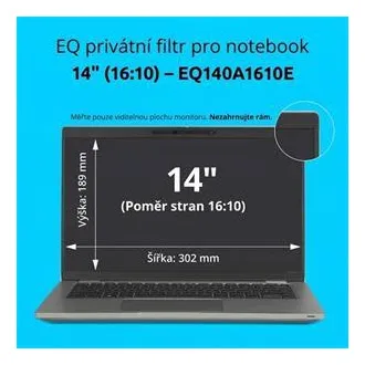 Kensington EQ Privatfilter für Laptop 14'' 16:10 Kensington EQ Privatfilter für Laptop 14'' 16:10