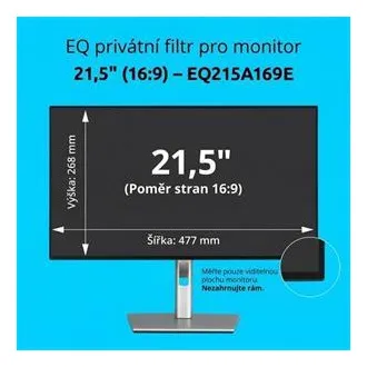 Kensington EQ Privatfilter für 21.5'' 16:9 Monitor Kensington EQ Privatfilter für 21.5'' 16:9 Monitor