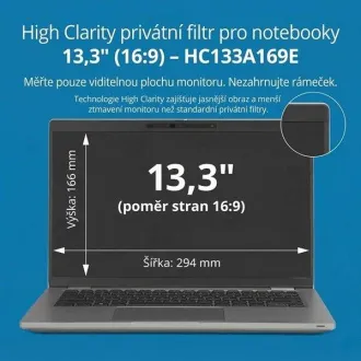 Kensington High Clarity Privatfilter für Laptop 13.3'' 16:9 Kensington High Clarity Privatfilter für Laptop 13.3'' 16:9