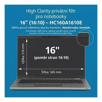 Kensington High Clarity Privatfilter für Laptop 16'' 16:10