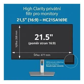 Kensington High Clarity Privatsphärenfilter für 21,5-Zoll-Monitor im 16:9-Format Kensington High Clarity Privatsphärenfilter für 21,5-Zoll-Monitor im 16:9-Format