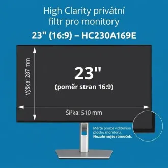 Kensington High Clarity Privatsphärenfilter für 23-Zoll-Monitor im 16:9-Format Kensington High Clarity Privatsphärenfilter für 23-Zoll-Monitor im 16:9-Format