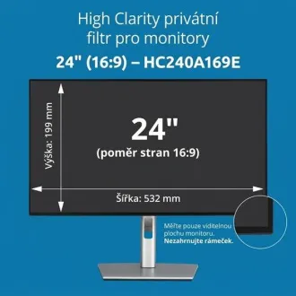 Kensington High Clarity Private Filter für 24'' 16:9 Monitor Kensington High Clarity Private Filter für 24'' 16:9 Monitor