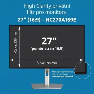 Kensington High Clarity Privatsphärenfilter für 27-Zoll-Monitor im 16:9-Format Kensington High Clarity Privatsphärenfilter für 27-Zoll-Monitor im 16:9-Format