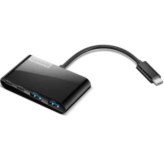 Lenovo Hub Select 4-Port USB-C, 2x USB-A   2x USB-C, schwarz