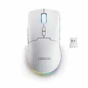 Lenovo Legion M220 Wireless RGB Gaming Mouse – Gaming-Maus mit RGB-Beleuchtung, drei Verbindungsmodi, in Weiß