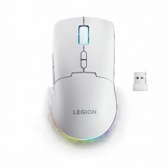 Lenovo Legion M220 Wireless RGB Gaming Mouse – Gaming-Maus mit RGB-Beleuchtung, drei Verbindungsmodi, in Weiß Lenovo Legion M220 Wireless RGB Gaming Mouse – Gaming-Maus mit RGB-Beleuchtung, drei Verbindungsmodi, in Weiß