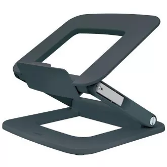 Leitz winkelverstellbarer Ergo-Laptopständer, 80% recycelter Kunststoff, dunkelgrau