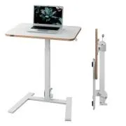 LEITZ höhenverstellbarer, klappbarer, ergonomischer Tisch „Ergo“, weiß