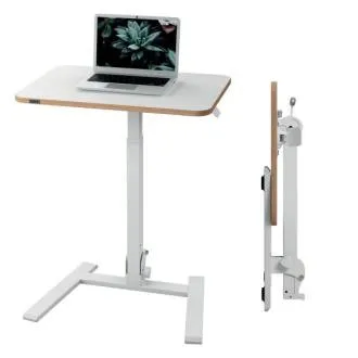 LEITZ höhenverstellbarer, klappbarer, ergonomischer Tisch „Ergo“, weiß LEITZ höhenverstellbarer, klappbarer, ergonomischer Tisch „Ergo“, weiß
