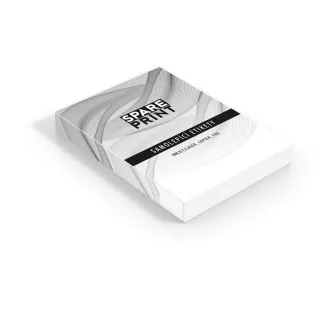 SPARE PRINT PREMIUM Selbstklebende Etiketten weiß, 100 Blatt A4 im Karton (1 Blatt/14x Etikett 105x42,3mm)