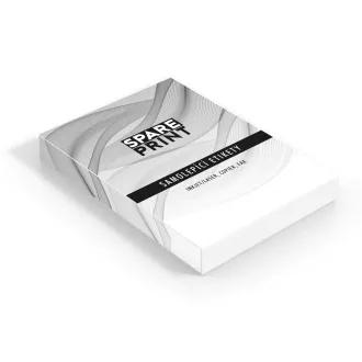 SPARE PRINT PREMIUM Selbstklebende Etiketten weiß, 100 Blatt A4 im Karton (1 Bogen/65x Etikett 38x21mm)