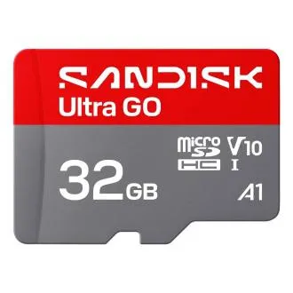 SanDisk Ultra GO microSDHC UHS-I-Karte 32 GB MicroSD 120 MB/s Lesegeschwindigkeit, Full-HD-Video SanDisk Ultra GO microSDHC UHS-I-Karte 32 GB MicroSD 120 MB/s Lesegeschwindigkeit, Full-HD-Video