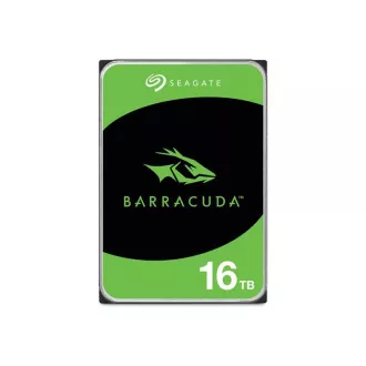 Seagate BarraCuda 3,5" HDD, 16TB, 3,5", SATAIII, 512MB Cache, 7.200RPM Seagate BarraCuda 3,5" HDD, 16TB, 3,5", SATAIII, 512MB Cache, 7.200RPM