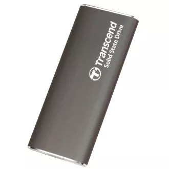 Transcend ESD265C 2TB, USB 10Gbps Typ C, Externe SSD (3D NAND Flash), kompakte Größe, grau