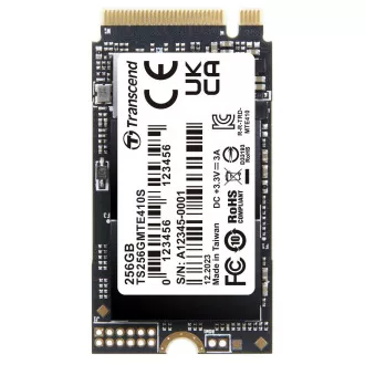 TRANSCEND MTE410S 256GB SSD M.2 2242, NVMe PCIe Gen4 x4 3300MB/s R 1600MB/s W