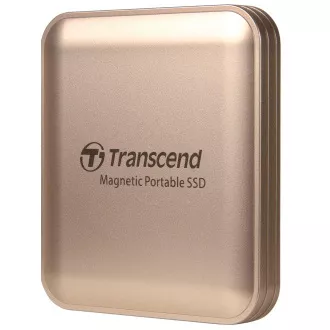 Transcend ESD420C 1TB, USB 20Gbps Typ C, externe langlebige SSD (3D NAND flash), 2000MB/R, 2000MB/W, Magsafe, Gold