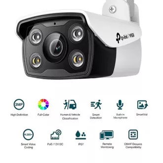 TP-Link VIGI C330(6mm) Bullet-Kamera, 3MP, 6mm TP-Link VIGI C330(6mm) Bullet-Kamera, 3MP, 6mm